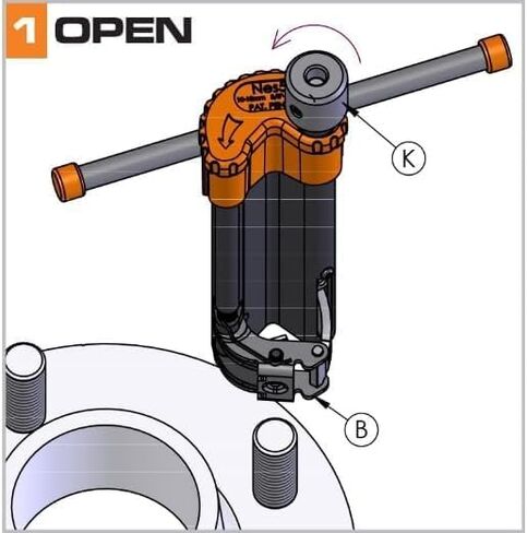 Anglo American Enterprises Corp. NES-NES5 Tight Space Thread Restorer Tool in Saudi Arabia