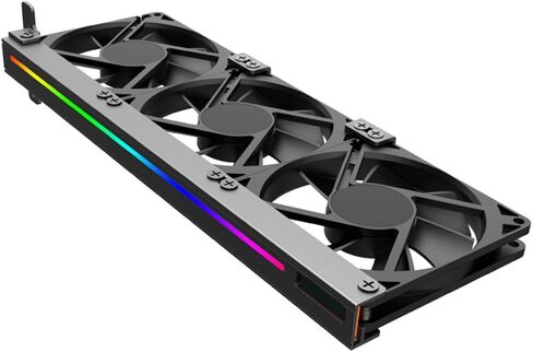 Coheali Argb RGB التبريد مروحة لبطاقة الرسومات PIN صامت GPU مروحة مبرد مع تبديد حرارة الرياح المباشرة لبطاقة فيديو سطح المكتب in Kuwait