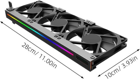 Coheali Argb RGB التبريد مروحة لبطاقة الرسومات PIN صامت GPU مروحة مبرد مع تبديد حرارة الرياح المباشرة لبطاقة فيديو سطح المكتب in Kuwait
