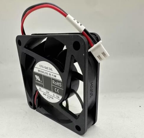 EFS-06C24L DC 24V 0.10A 60x60x15mm 2-Wire Cooling Fan in Saudi Arabia