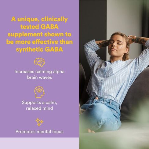 Stress-Relax Pharma GABA 100 ملغ من Natural Factors، دعم الإجهاد غير النعاس للاسترخاء والتركيز الذهني، 60 كبسولة نباتية (30 وجبة) in Saudi Arabia