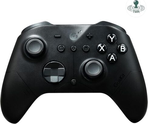 GuliKit ES PRO Wireless PC Gaming Controller for Switch 1/2, Windows/Android/Mac/Steam Deck with 3.25ms Low Latency, Magnetic TMR Joysticks, Switch1/2 Wake-Up, Tactile Switch D-pad - Black in Saudi Arabia