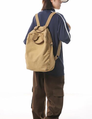 Grunge Hippie Boho Backpack Date Canvas Daypack Daypack College Vintage Vintage Travel Rucksack for Women Men (Yellow) in Kuwait