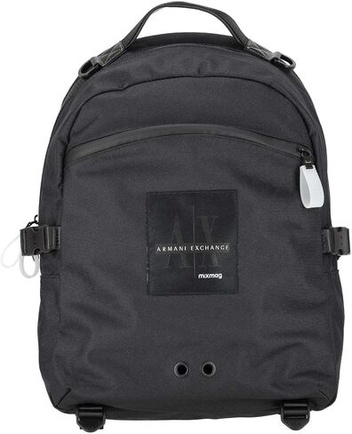 Armani Exchange Men's Limited Edition MixMag Backpack, Nero-Black, One Size in Saudi Arabia