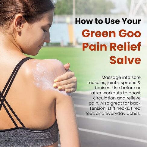 مرهم طبيعي للعناية بالبشرة من جرين جو، لتخفيف الآلام مع زهرة الأرنيكا، علبة سفر بحجم 0.7 أونصة، 4 عبوات in Kuwait