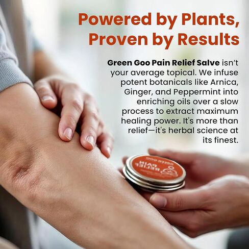 مرهم طبيعي للعناية بالبشرة من جرين جو، لتخفيف الآلام مع زهرة الأرنيكا، علبة سفر بحجم 0.7 أونصة، 4 عبوات in Kuwait