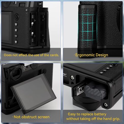 Haoge Handgrip for Fujifilm GFX100RF Camera Body BODY LAST in Saudi Arabia