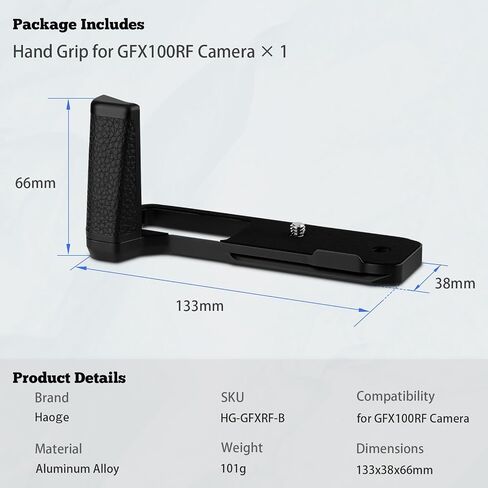 Haoge Handgrip for Fujifilm GFX100RF Camera Body BODY LAST in Saudi Arabia