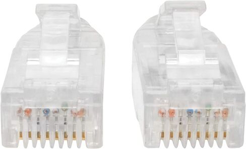 Tripp Lite Cat6 UTP Patch Cable (RJ45), M/M, Cat6 Ethernet Cable, Gigabit (1 Gbps), Molded, Slim, Gray, 8 in. (N201-S8N-GY) in Saudi Arabia