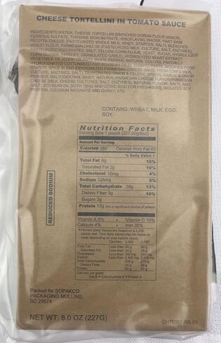 حالة من 14 Sopakco Sure -Pak Mre تقلص وجبات الحصص الطارئة الصوديوم - جاهزة لتناول مصنع مختومة ومختومة in Saudi Arabia