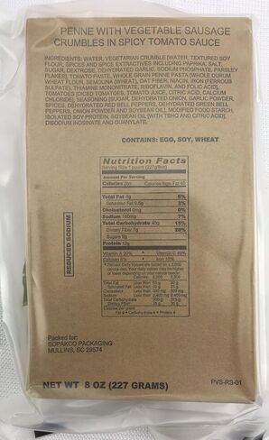 حالة من 14 Sopakco Sure -Pak Mre تقلص وجبات الحصص الطارئة الصوديوم - جاهزة لتناول مصنع مختومة ومختومة in Saudi Arabia