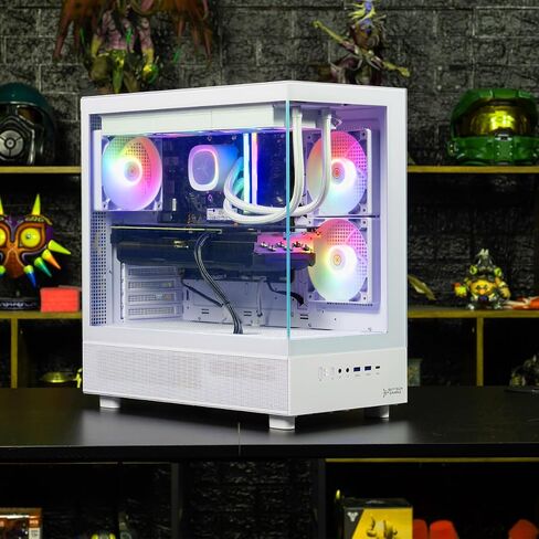 Skytech Gaming Azure 3 Desktop PC ، Ryzen 7 9800x3d 4.7 GHz (5.2 GHz Turbo) ، NVIDIA RTX 5060 TI 16GB ، 1TB GEN4 NVME SSD ، 32GB DDR5 RAM 6000 RGB ، 850W GOLD ATX 3 PSU ، 360MM ARGB AIO in Saudi Arabia