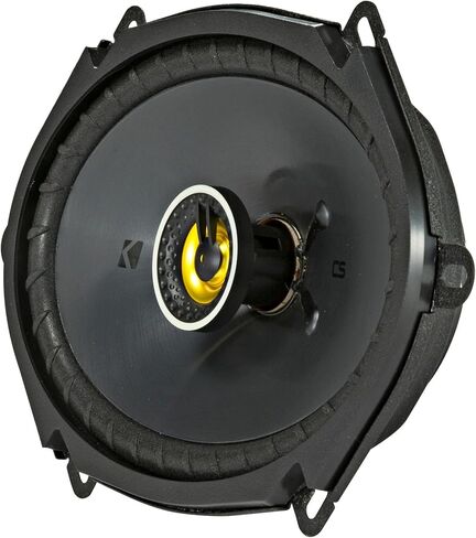 KICKER 46CSC684 CS Series 6x8 Inches Coaxial Car Speakers – 2 Pairs (4 Speakers), 2-Way Car Audio Upgrade, 225W Peak Power, EVC Technology, Polypropylene Cone, Zero-Protrusion Tweeters in Saudi Arabia