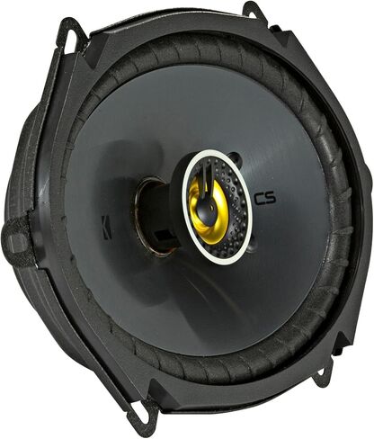 KICKER 46CSC684 CS Series 6x8 Inches Coaxial Car Speakers – 2 Pairs (4 Speakers), 2-Way Car Audio Upgrade, 225W Peak Power, EVC Technology, Polypropylene Cone, Zero-Protrusion Tweeters in Saudi Arabia