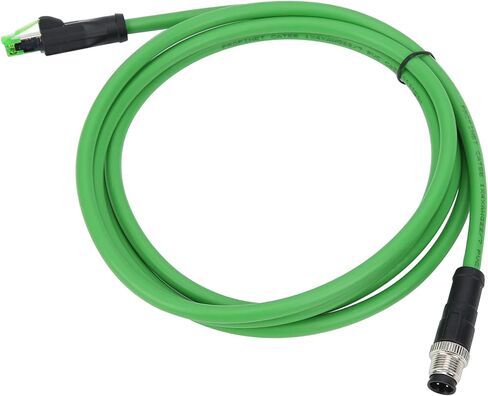 M12 to RJ45 Industrial Ethernet Cable M12 D Code 4Pin Male Cable IP67 Waterproof Connecting Line Wire - 3Meters/9.8ft in Kuwait