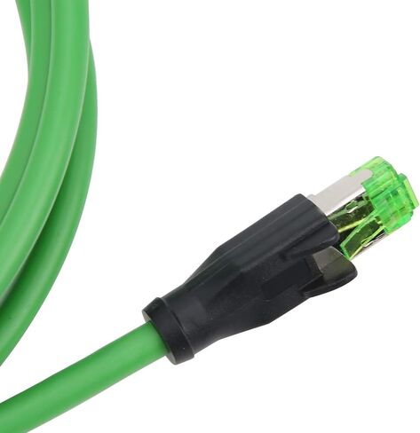 M12 to RJ45 Industrial Ethernet Cable M12 D Code 4Pin Male Cable IP67 Waterproof Connecting Line Wire - 3Meters/9.8ft in Kuwait