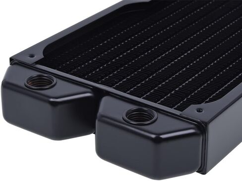 Alphacool Nexxxos ST30 Full Copper Clafiator120 ، 120 مم × 1 ، مروحة واحدة ، أسود in Saudi Arabia