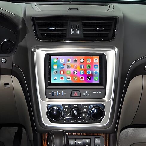 4G+64G Android 14 Apple CarPlay Car Radio for Chevrolet Traverse 2013-2017 for GMC Acadia 2013-2017 for Buick Enclave 2013-2017,7 Inch Touch Screen Stereo with GPS SWC Wireless Android Auto in Saudi Arabia