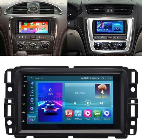 4G+64G Android 14 Apple CarPlay Car Radio for Chevrolet Traverse 2013-2017 for GMC Acadia 2013-2017 for Buick Enclave 2013-2017,7 Inch Touch Screen Stereo with GPS SWC Wireless Android Auto in Saudi Arabia