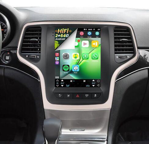 2g+64g راديو لجيب Grand Cherokee 2014-2020 ، 9.7 بوصة شاشة Android Touch Screen Grand Cherokee Car Stereo ، Carplay/Android Auto/Hi-Fi Audio/1080p/SWC/Bluetooth in Saudi Arabia