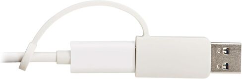 Tripp Lite 4-Port USB-C HUB للكمبيوتر المحمول ، 2 منافذ USB-A & 2 USB-C-USB 3.2 Gen 2 مع نقل البيانات 10 جيجابت في الثانية ، Thunderbolt 3 متوافق ، لا يوجد برنامج مطلوب ، أبيض ، ضمان لمدة 3 سنوات (U460-004-2A2C-3) in Kuwait