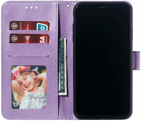 for Motorola Moto G Stylus 2025 Case Wallet with Holder Kickstand Magnetic Soft Leather Flip Fold Cover for Moto G Stylus 5G 2025 (Purple) in Saudi Arabia