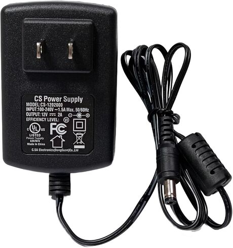 محول الطاقة 12V 2A ، AC 100-240V إلى DC 12V 2000ma ، 5.5 مم × 2.1 مم ، سلك 3.94 قدم ، شاحن جدران الولايات المتحدة لكاميرا CCTV ، DVR ، NVR ، مصابيح الشريط LED ، جهاز التوجيه ، الأجهزة الصوتية in Kuwait