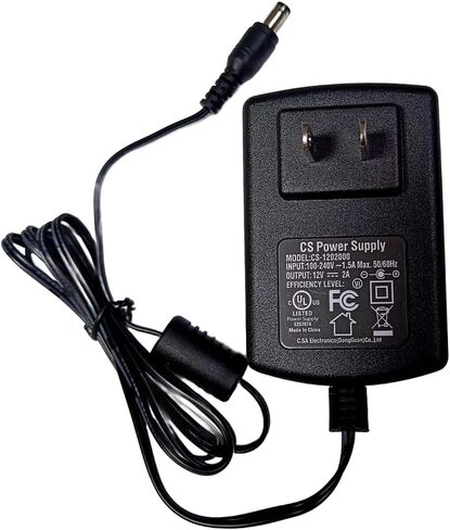 محول الطاقة 12V 2A ، AC 100-240V إلى DC 12V 2000ma ، 5.5 مم × 2.1 مم ، سلك 3.94 قدم ، شاحن جدران الولايات المتحدة لكاميرا CCTV ، DVR ، NVR ، مصابيح الشريط LED ، جهاز التوجيه ، الأجهزة الصوتية in Kuwait