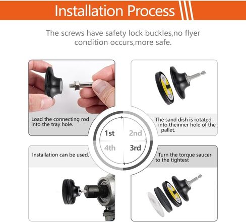 117 Pack 2 inch Hook & Loop Quick Change Sanding Discs Set for Drill Sanding Attachment, Headlight Restoration & Multi-Surface Sanding, Wet/Dry Use, 36-3000 Grit in Saudi Arabia