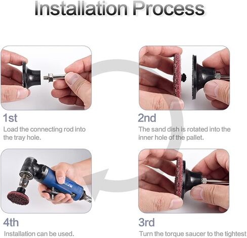 117 Pack 2 inch Hook & Loop Quick Change Sanding Discs Set for Drill Sanding Attachment, Headlight Restoration & Multi-Surface Sanding, Wet/Dry Use, 36-3000 Grit in Saudi Arabia