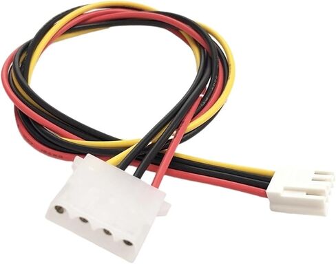 1pcs 18awg 4pin IDE أنثى إلى صغار 4pin أنثى 2.54 مم كابل إمدادات الطاقة المرنة محول محول الكمبيوتر الحبل 20/50 سم (50 سم) in Saudi Arabia