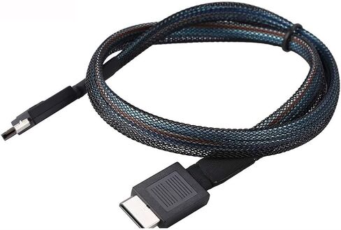 1M 0.5M SFF8611 Data Extension Cord M1ni S/AS Cord 24Gbps SFF-8611 to SFF-8611/8639 Server Data Transfer Line(0.5m) in Saudi Arabia