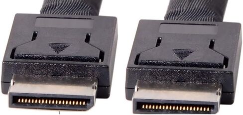 1M 0.5M SFF8611 Data Extension Cord M1ni S/AS Cord 24Gbps SFF-8611 to SFF-8611/8639 Server Data Transfer Line(0.5m) in Saudi Arabia