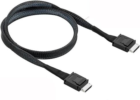 1M 0.5M SFF8611 Data Extension Cord M1ni S/AS Cord 24Gbps SFF-8611 to SFF-8611/8639 Server Data Transfer Line(0.5m) in Saudi Arabia