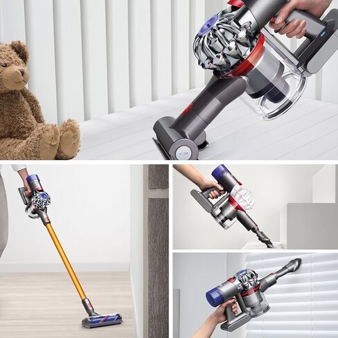 استبدال بطارية V7 لدايسون - بطارية ليثيوم أيون 21.6 فولت 6000 مللي أمبير في الساعة لـ SV11 V7 Motorhead Animal مرتبة إضافية مطلقة للحساسية، المكانس الكهربائية اللاسلكية، تتضمن المرشحات in Kuwait