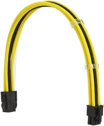 Fm-NP6P PCI-E 6Pin Power Extension Cable for Motherboard/GPU 6 Pin 18AWG Combination Color Extension Cables with Comb(Black - Pink) in Saudi Arabia