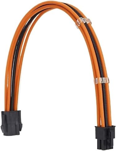 Fm-NP6P PCI-E 6Pin Power Extension Cable for Motherboard/GPU 6 Pin 18AWG Combination Color Extension Cables with Comb(Black - Pink) in Saudi Arabia