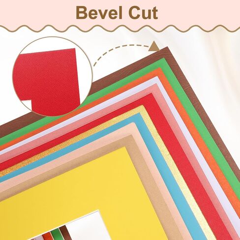 الحصير Picture Uxcell ، 8 × 10 MAT Center لـ 5 × 7 صور حمض أبيض خالي من الإطار المائلات المقطوعة مع دعم لقياس فن العرض ، الرمادي in Kuwait