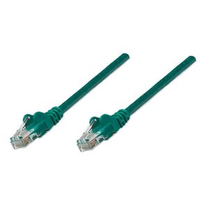 Intellinet (10 pack Bundle) Cable ، CAT5E ، UTP RJ-45 Male/RJ-45 Male ، 1.0 M (3 ft.) Green (318945-10pk) in Kuwait
