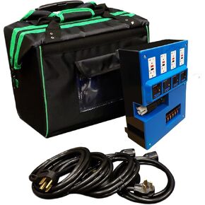 ASD Products- Turtle Power Distribution Kit Turns 30amps of 240v to 60 Amps at 120v, 4 x Dual GFCI, Individual 15 Amp Breakers in Saudi Arabia