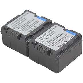 بطارية متوافقة مع VW-VBG130 لـ VW-VBG260 VBG130K VBG260K VBG390 Digital Camcorder (بطارية 2x+شاحن AC Dual) in Kuwait