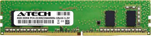 A-Tech 4GB RAM Replacement for Samsung M378A5244CBO-CTD | DDR4 2666MHz PC4-21300 UDIMM Non-ECC 1Rx16 1.2V 288-Pin Memory Module in Saudi Arabia