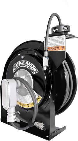 Stage Ninja® CAT6-50-S Industrial 50 Foot Retractable CAT6 Shielded Cable Reel (Locking and Releasing) in Saudi Arabia