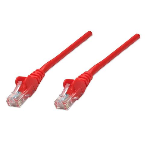Intellinet (5 pack Bundle) Cable ، CAT5E ، UTP 1.0 M (3 ft.) ، Red (318952-5pk) in Kuwait