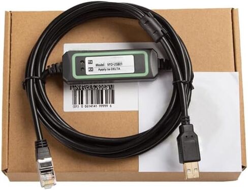 VFD-USB01 التوافق العاكس التصحيح تصحيح الاتصالات تنزيل الكابل FT232RL رقاقة طراز 6P6C PLUP 3 أمتار in Saudi Arabia