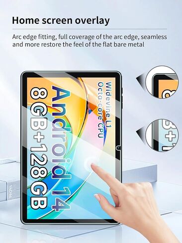 واقي الشاشة لـ Apolosign EP1095T Tab 11 Tablet 11 inch Android 14 Tablets ، Anti-scratch 9h Hardness Touch حساس 2.5D الحواف الدائرية خالية من التثبيت سهلة التثبيت ، 2 عبوة. in Kuwait