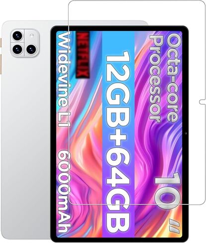 واقي الشاشة للاتصالات CTAB CTAB 10 10.1 بوصة Android 15 Tablet ، HD HD Scratch Resistant Glass Film For Callsky-Tab CTAB 10 Drop Protection ، Touch Contensive ، Anti-Pingerprint ، 1 Pack. in Kuwait
