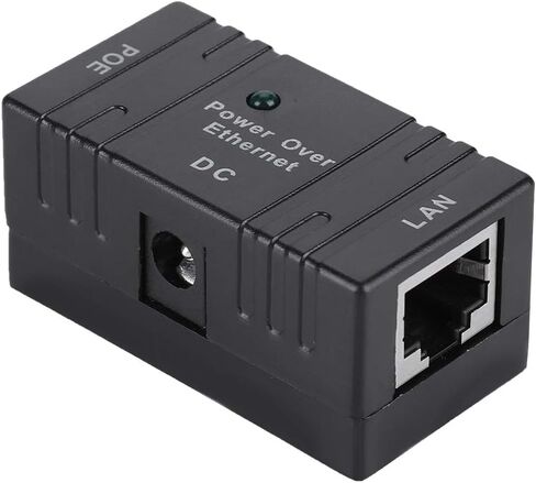 Diooche Poe Power Bank Module ، Mini Poe Combiner Siperator Universal RJ45 Connector AP Network Bridge Poe Injector لجهاز التوجيه ، مفتاح الشبكة ، واجهة شبكة مضيف الكمبيوتر (أسود) in Saudi Arabia
