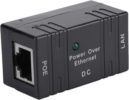 Diooche Poe Power Bank Module ، Mini Poe Combiner Siperator Universal RJ45 Connector AP Network Bridge Poe Injector لجهاز التوجيه ، مفتاح الشبكة ، واجهة شبكة مضيف الكمبيوتر (أسود) in Saudi Arabia
