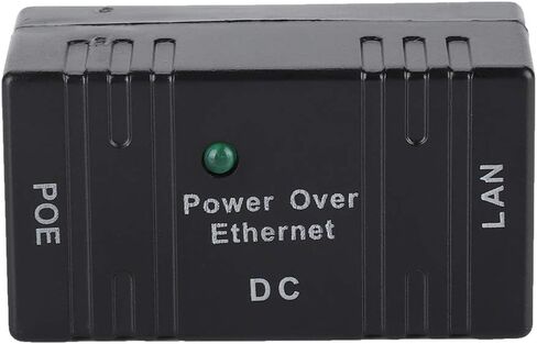 Diooche Poe Power Bank Module ، Mini Poe Combiner Siperator Universal RJ45 Connector AP Network Bridge Poe Injector لجهاز التوجيه ، مفتاح الشبكة ، واجهة شبكة مضيف الكمبيوتر (أسود) in Saudi Arabia